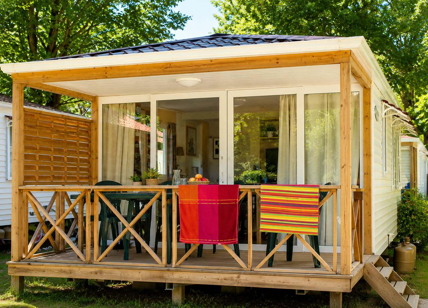 Mobil-home Premium familiar en Dordoña