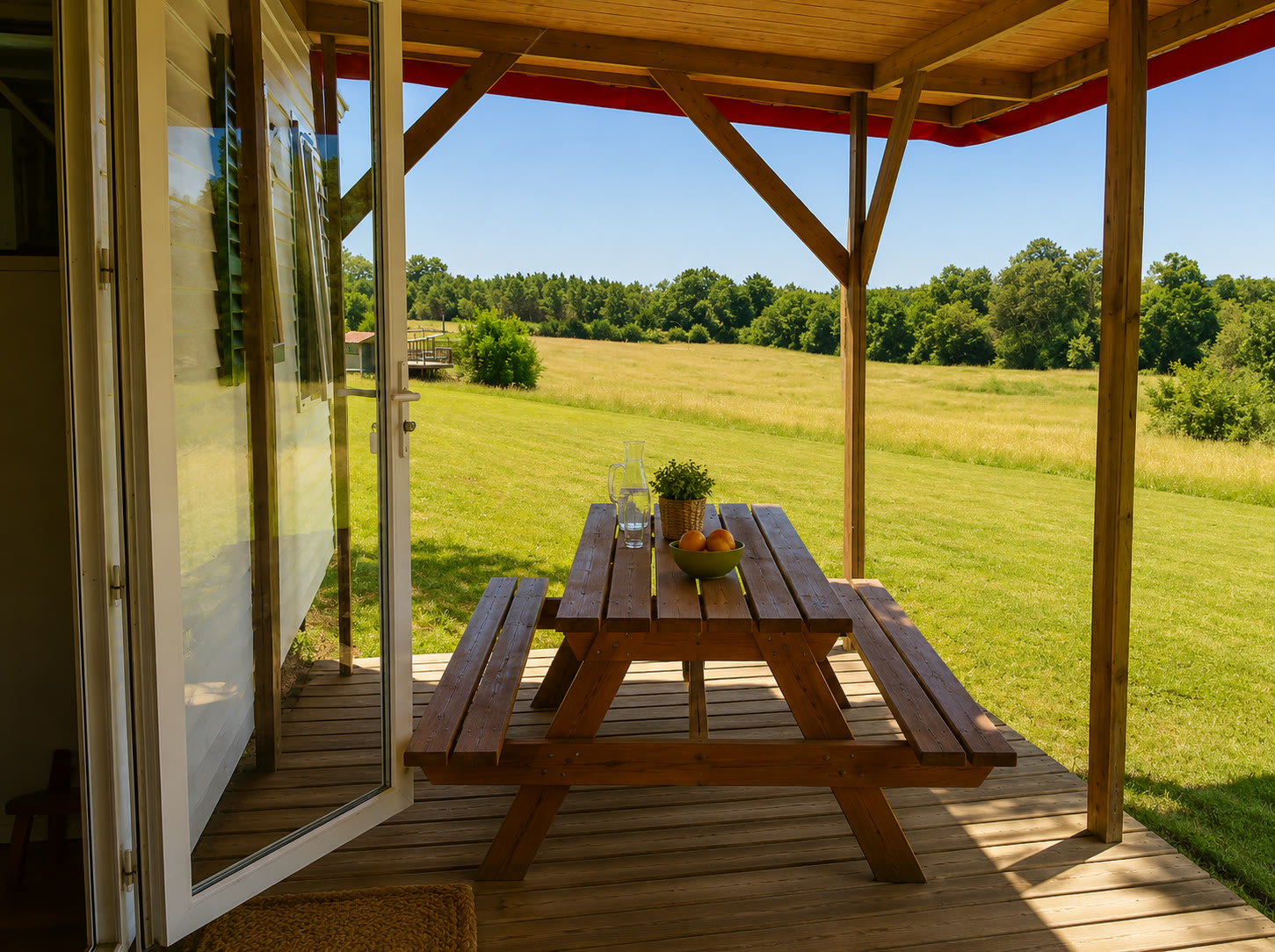 Mobil-home Tribu – Vacaciones de grupo en Dordoña