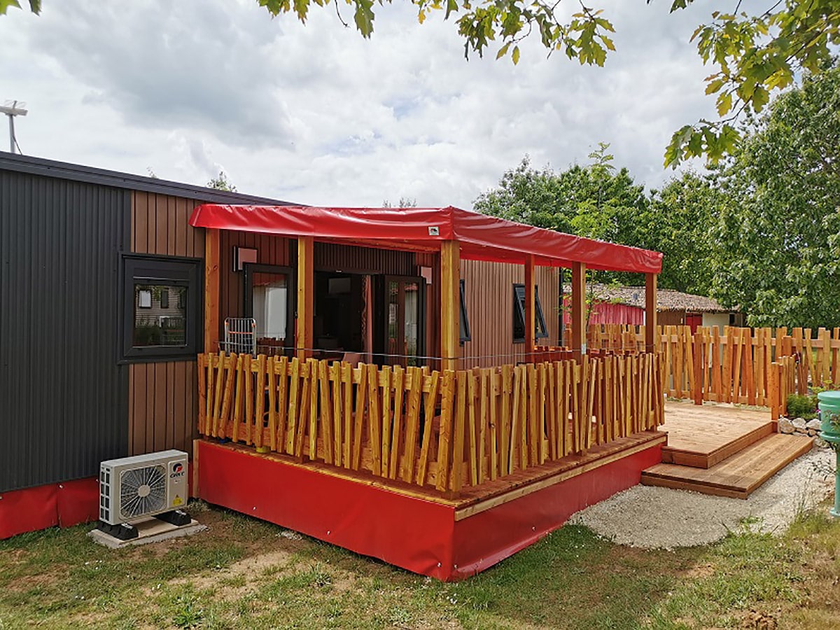 Mobil-home Premium familiar – Vacaciones en Dordoña