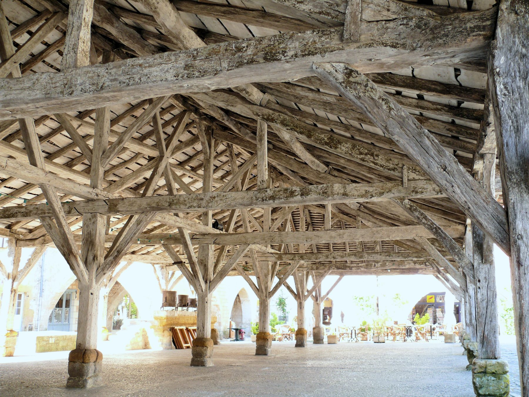 Halle historique de la bastide de Monpazier